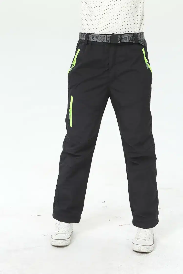 2017 Autumn Winter Children Outdoor Pants Fleece Trousers Russian Winter Snow Kids Girls Boys Windproof Waterproof Ski Pants 19