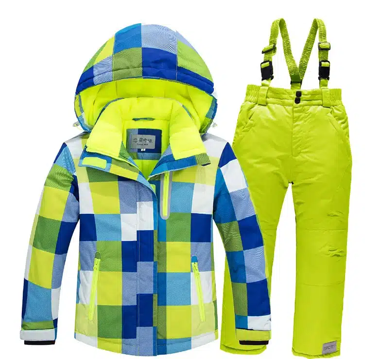 OLEKID Winter Children Ski Suit Windproof Warm Girls Clothing Set Jacket + Overalls Boys Clothes Set 3-16 Years Kids Snow Suits 20