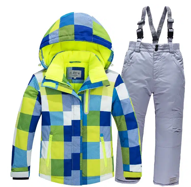 OLEKID Winter Children Ski Suit Windproof Warm Girls Clothing Set Jacket + Overalls Boys Clothes Set 3-16 Years Kids Snow Suits 21