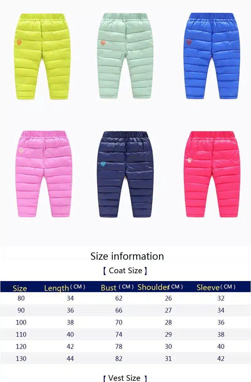 Children Set Boys Girls Clothing Sets Winter 3Pcs Hoody Down Jacket + Pants+ Vest Waterproof Snow Warm kids Clothes Suit Costume 11
