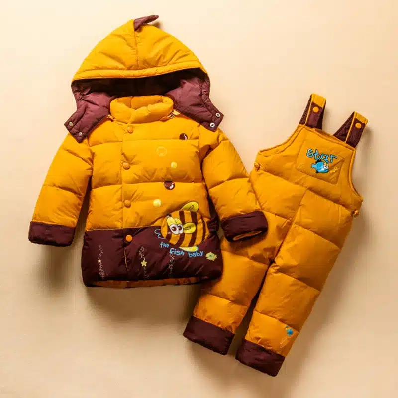russian winter warm down children clothing girls winter kids clothing boys parka jackets dress for girls snow fashion cute fish 12