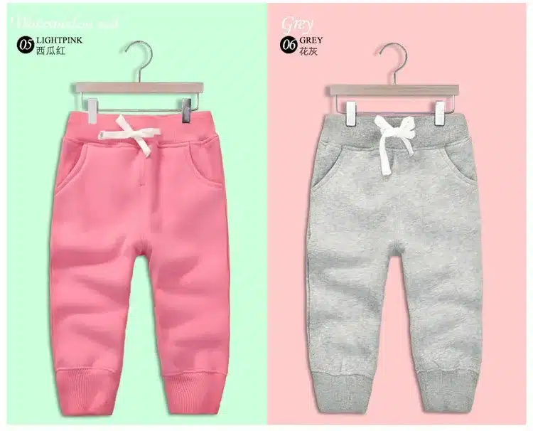1-5Y baby pants children trousers boys winter pants fleece warm thick pants for girls clothing boy trousers autumn 1014 2