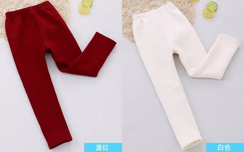 Lint Winter Girls Leggings Super Thicken Warm Girl Pants Kids Pants Elastic Waist Legging Children Clothing Pants 2-7 Y 6