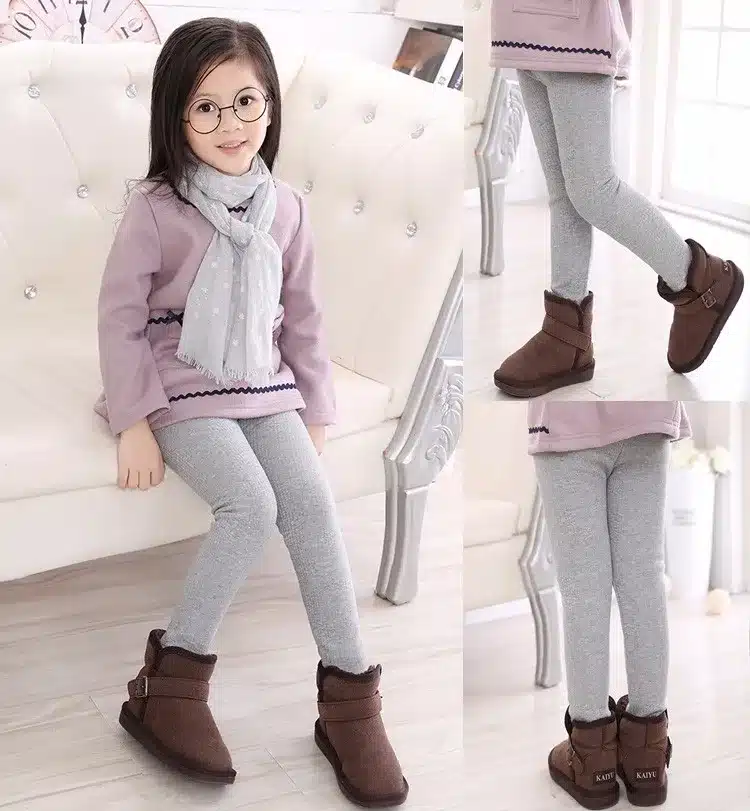 Lint Winter Girls Leggings Super Thicken Warm Girl Pants Kids Pants Elastic Waist Legging Children Clothing Pants 2-7 Y 15