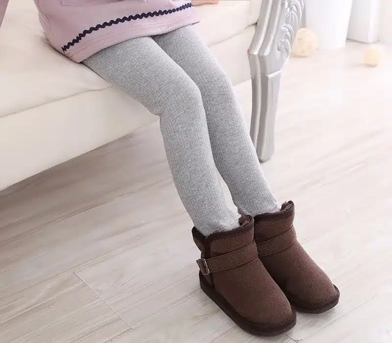 Lint Winter Girls Leggings Super Thicken Warm Girl Pants Kids Pants Elastic Waist Legging Children Clothing Pants 2-7 Y 16