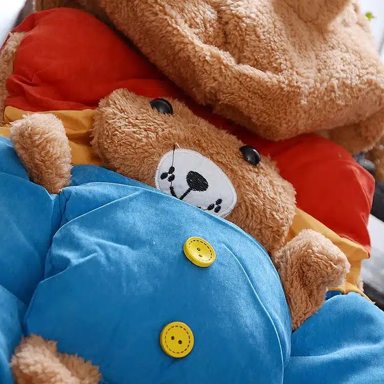 2017 New Baby Boys Girls Winter Coat Kids Warm Vest Children thicken Outerwear Jacket fashion cartoon hooded 3 Colors 22