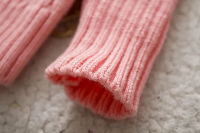 Autumn/Winter Knitted Pullovers Turtleneck Warm Sweater Baby Girls Clothes Cartoon Bear Children Sweaters Kids Boys Outerwear 29