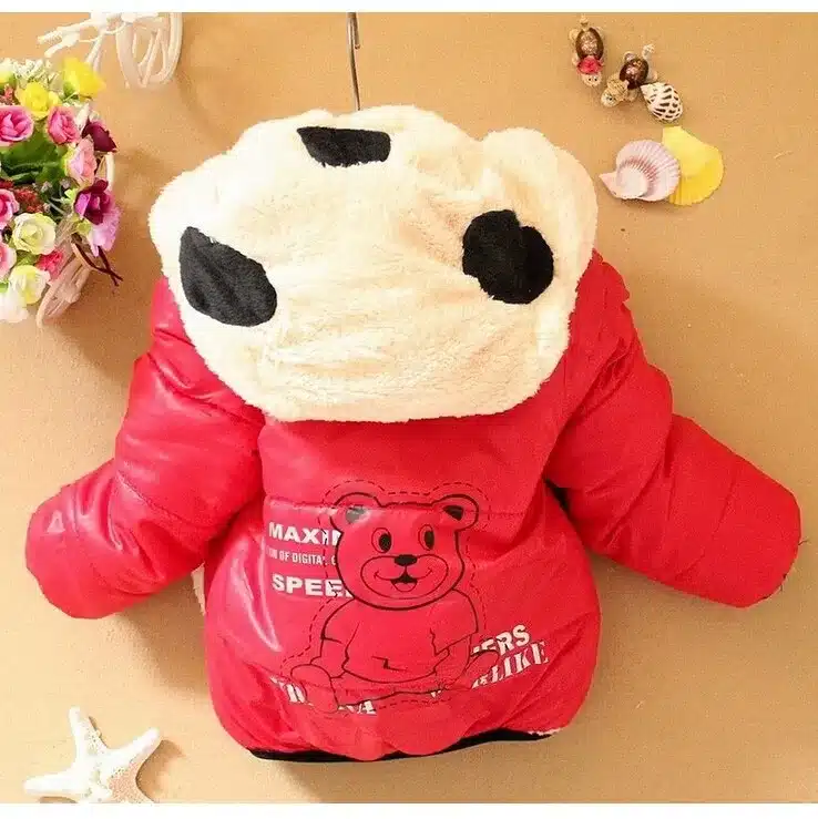 CNJiaYun Baby Girls Boys Jacket Winter Warm Thick Cotton Cartoon Panda hooded Kids Coat Children Lovely Outerwear kids Clothing 17