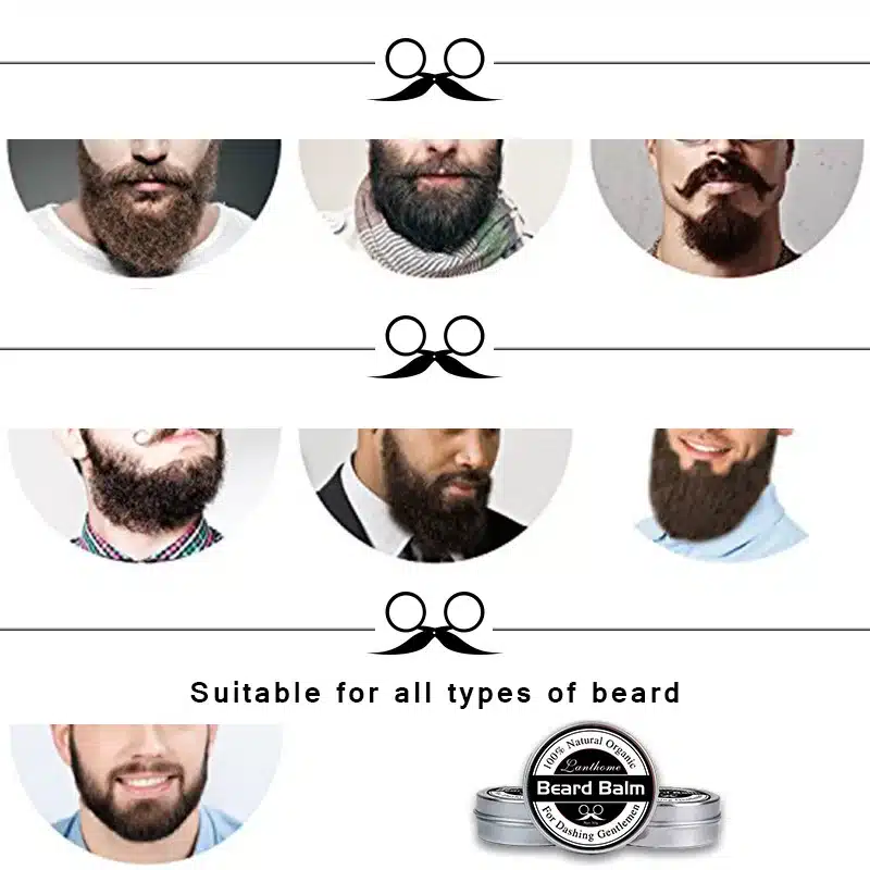 Brand 100% Natural Organic Beard Balm for Dashing Gentlemen Beard Used Professional Tool Conditioner Beard Oil Care Wax Effect 11