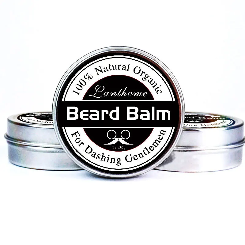 Brand 100% Natural Organic Beard Balm for Dashing Gentlemen Beard Used Professional Tool Conditioner Beard Oil Care Wax Effect 12