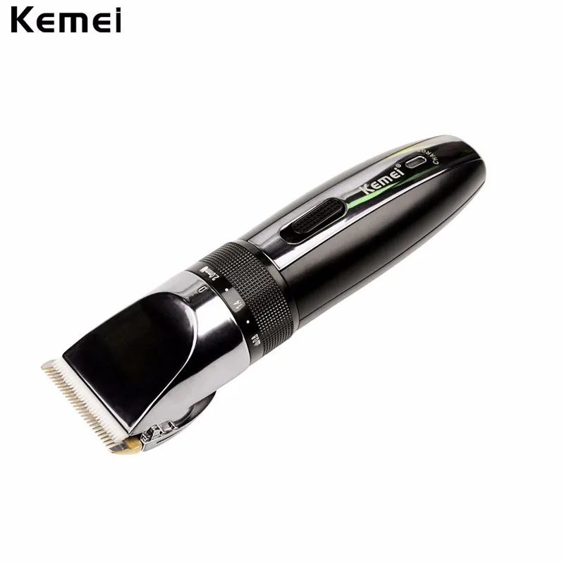 Kemei Electric Hair Clipper Rechargeable Hair Trimmer Shaver Razor Cordless 0.8-2.0mm Adjustable Low Noise For Adult /Child 4747 14