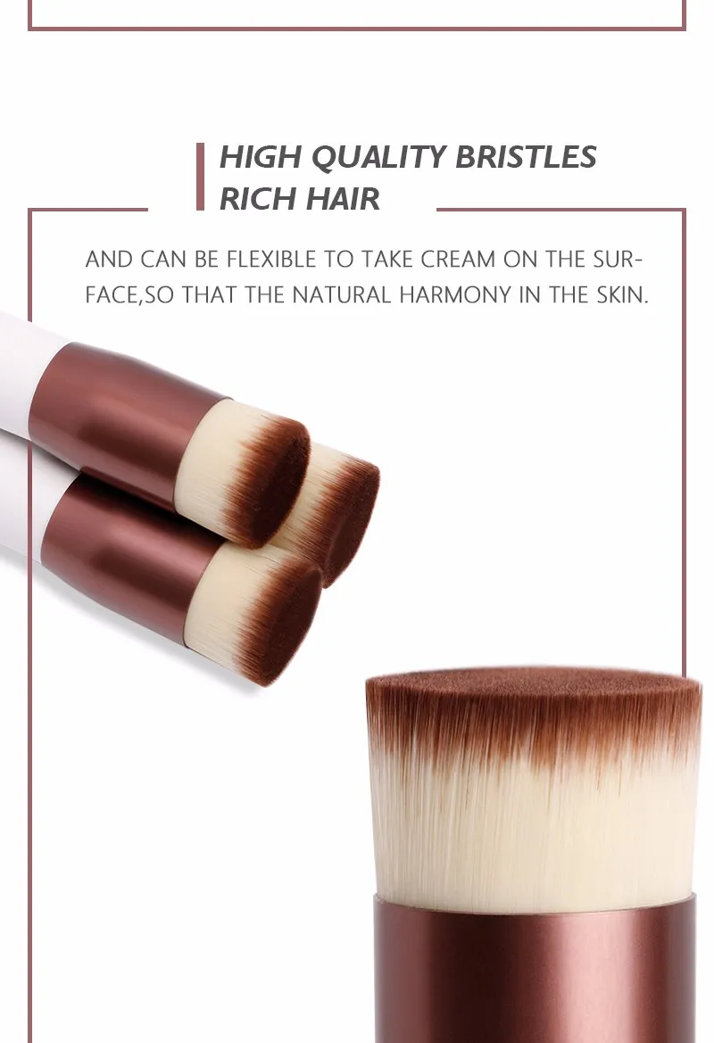 DUcare Brush Foundation brush professional high quality liquid flat brushes for face makeup set tools beauty essential 11