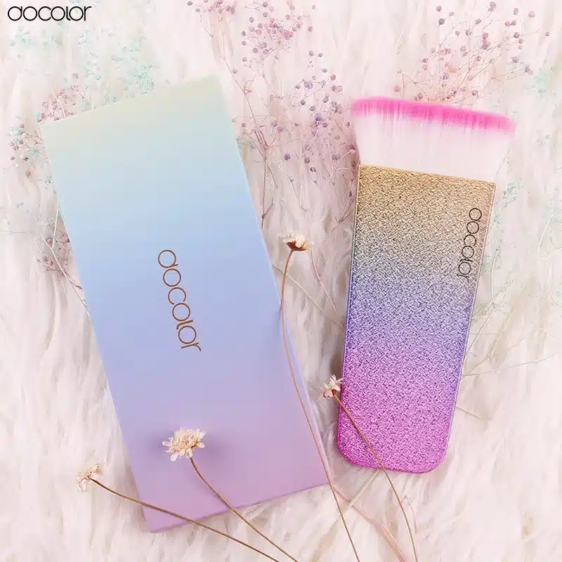docolor 1 PCS Contour Brush Colorful Makeup Brushes Powder Brush Multifunctional Make Up Brushes With Box Beauty Essential 9