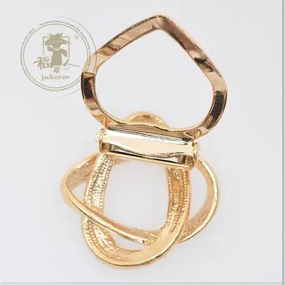 2017Dual purpose scarf accessories jewelry plated alloy twine scarf clip brooch for scarf rhinestone brooch 8