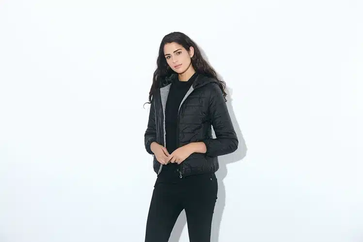 2017 New Brand Autumn Spring Women Basic Jacket Female Slim Zipper Hooded Cotton Coats Casual Black Winter Jackets 14