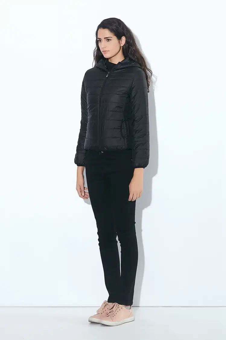 2017 New Brand Autumn Spring Women Basic Jacket Female Slim Zipper Hooded Cotton Coats Casual Black Winter Jackets 16