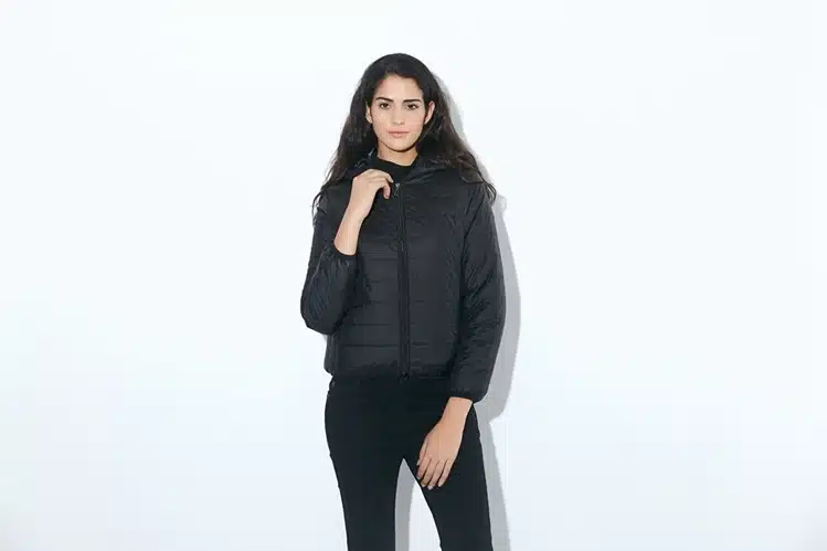 2017 New Brand Autumn Spring Women Basic Jacket Female Slim Zipper Hooded Cotton Coats Casual Black Winter Jackets 18