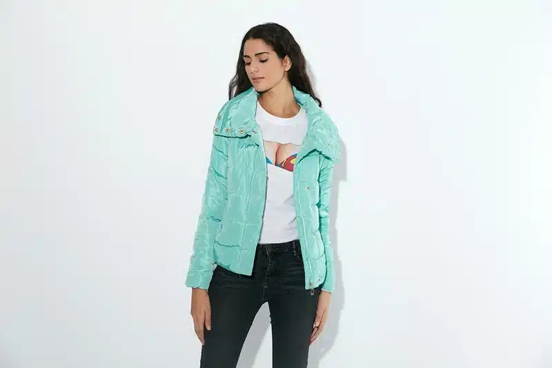 HYDIBER New Arrival High Collar Winter Jacket Women Wadded 2017 Spring Autumn Fashion Slim Warm Casual Ladies Basic Coat 6