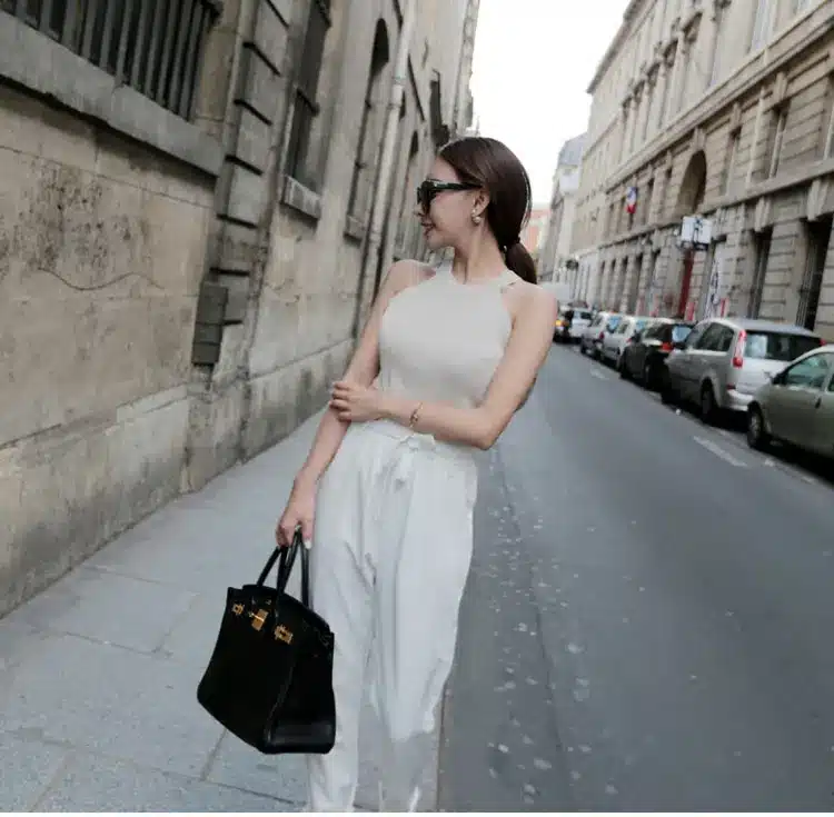 Summer Women Slim Knitting Halter Camisole Tops Female Bodycon Knitted Tanks Sleeveless Basic Solid T shirts 8017 12