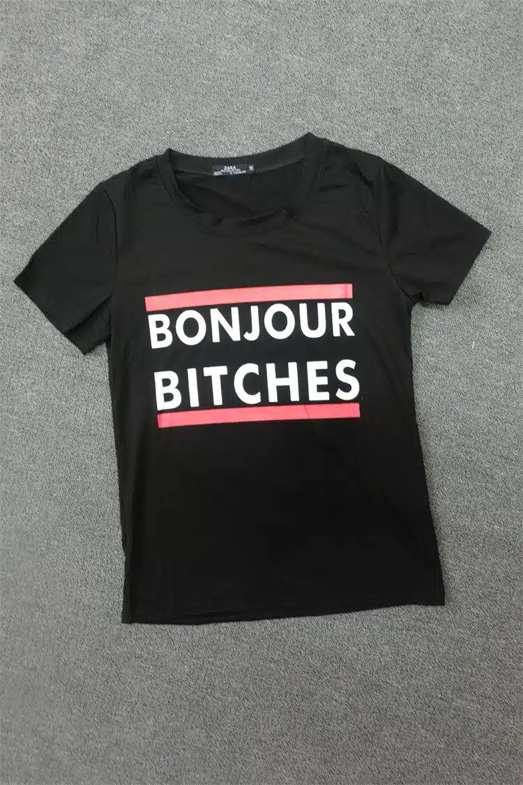 Women Clothing 2016 Fashion Women Short Sleeve Print T-shirt Women's Tees Rock-shirt Women Better Camisetas y tops 16