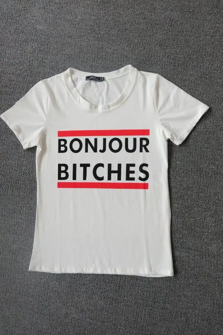 Women Clothing 2016 Fashion Women Short Sleeve Print T-shirt Women's Tees Rock-shirt Women Better Camisetas y tops 19
