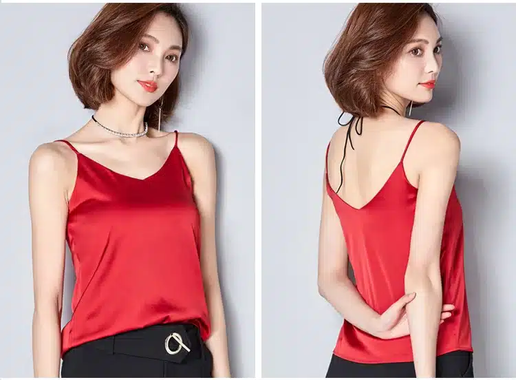 Women Camis Silk Halter Top Women Camisole 2017 Summer Style Sexy Sleeveless Vest Slim White Crop Top Roupas Femininas XXL 32