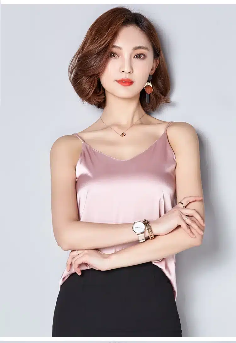 Women Camis Silk Halter Top Women Camisole 2017 Summer Style Sexy Sleeveless Vest Slim White Crop Top Roupas Femininas XXL 37