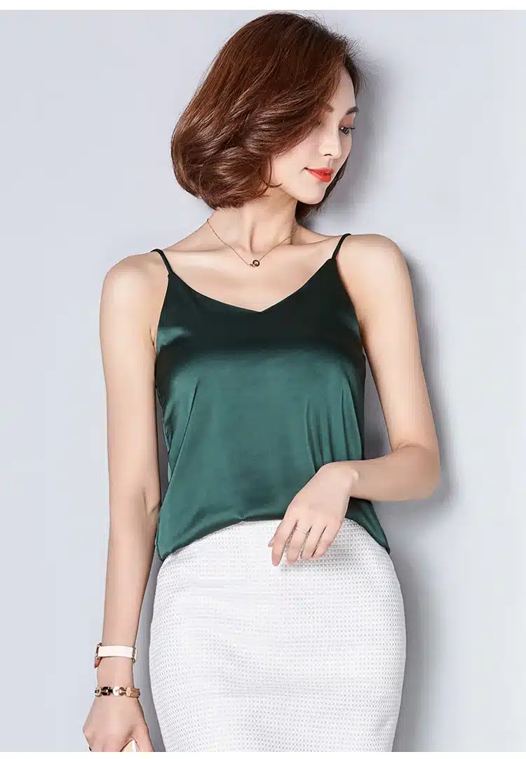 Women Camis Silk Halter Top Women Camisole 2017 Summer Style Sexy Sleeveless Vest Slim White Crop Top Roupas Femininas XXL 40