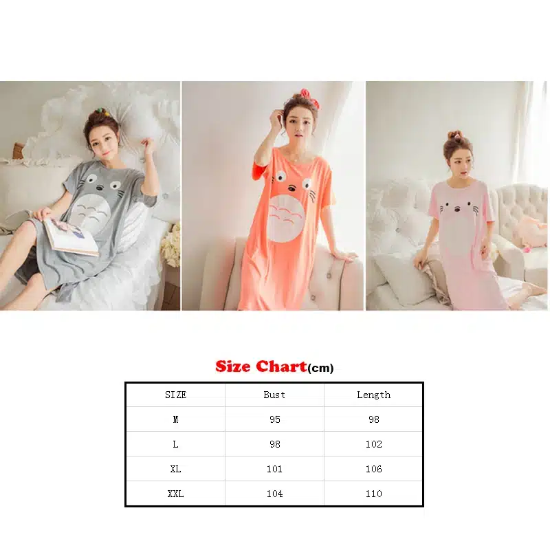 my neighbor Totoro Loungewear nightwear summer T Shirt Short Sleeve Tees Tops Tshirt 3