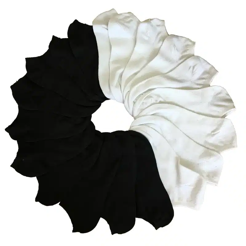7Pair Women's Socks Short Female Low Cut Ankle Socks For Women Ladies White Black Socks Short Chaussette Femme Summer 10