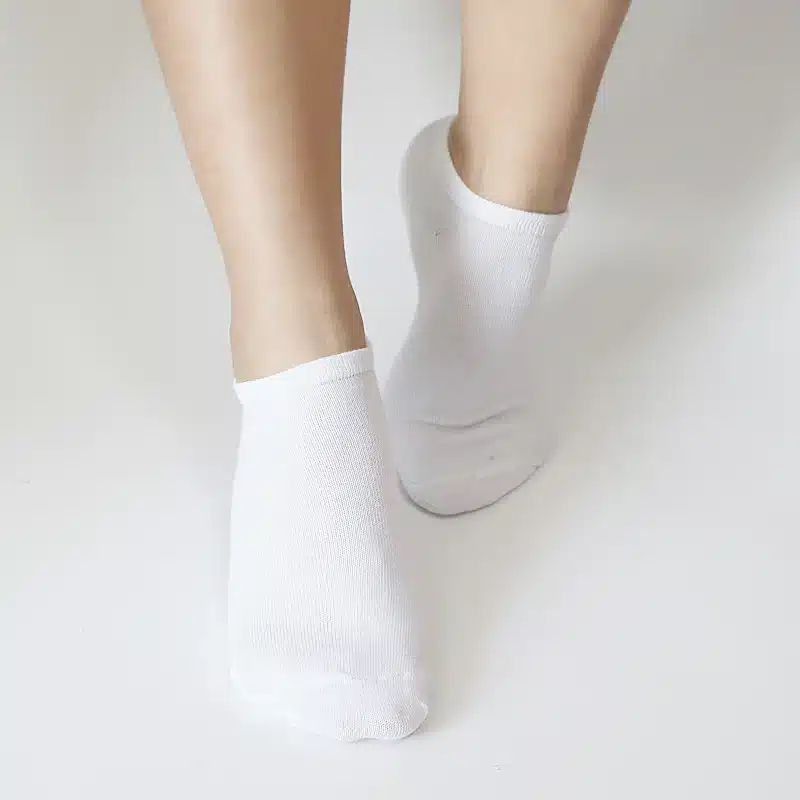 7Pair Women's Socks Summer Solid Thin Short Female Low Cut Ankle Socks Short Ladies Invisible Boat Socks For Women Black White 14
