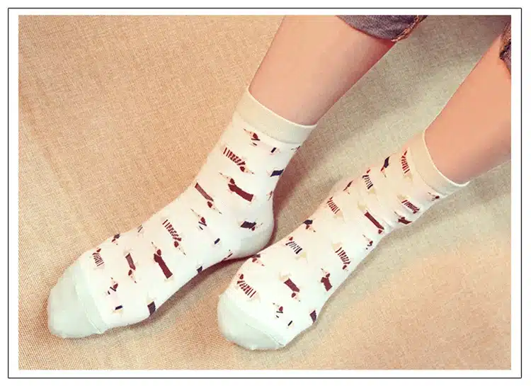 Foot 22-27cm Creative animal socks Sausage dog dachshund Lovely hvalp hush pup puppy huisdier pet retail Cute wholesale zoo Come 9