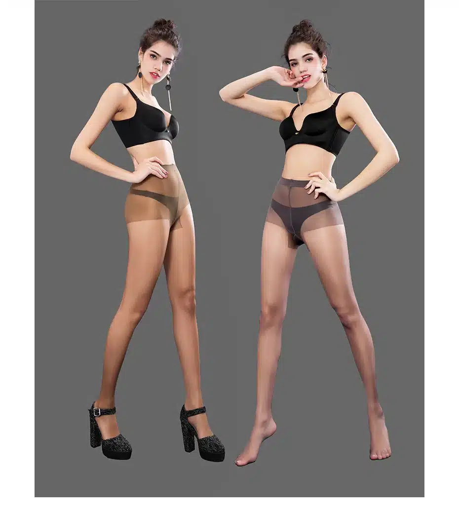 BONAS 15D Plus Size Nylon Tights Women Solid Color Transparent Tights Fashion Big Size Black Resistant Pantyhose Hosiery Female 6