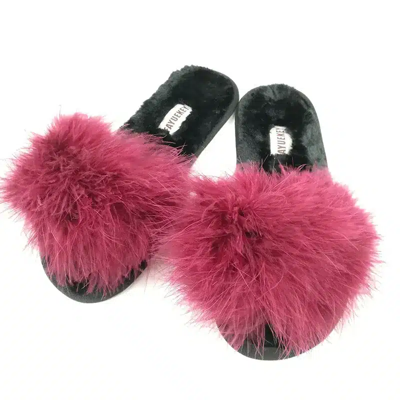 FAYUEKEY 2017 New 5 Colors Spring Summer Autumn Winter Home Cotton Plush Slippers Women Indoor Floor Flat Shoes Free Shipping 22