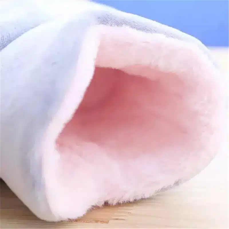 Lovely Ladies Crystal Plush Home Slippper Warm Boots Floor Boots Genuine Cony Hair Inner Balls Women Cotton Shoes 24