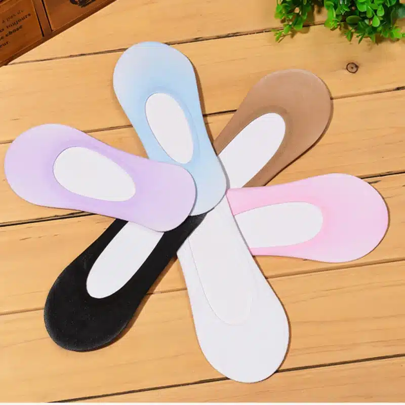 3Pairs/Lots Women's Socks Slipper Women 6 Color Invisible Socks Short Shallow Mouth Boat Sock Slippers Summer Calcetines Sokken 9