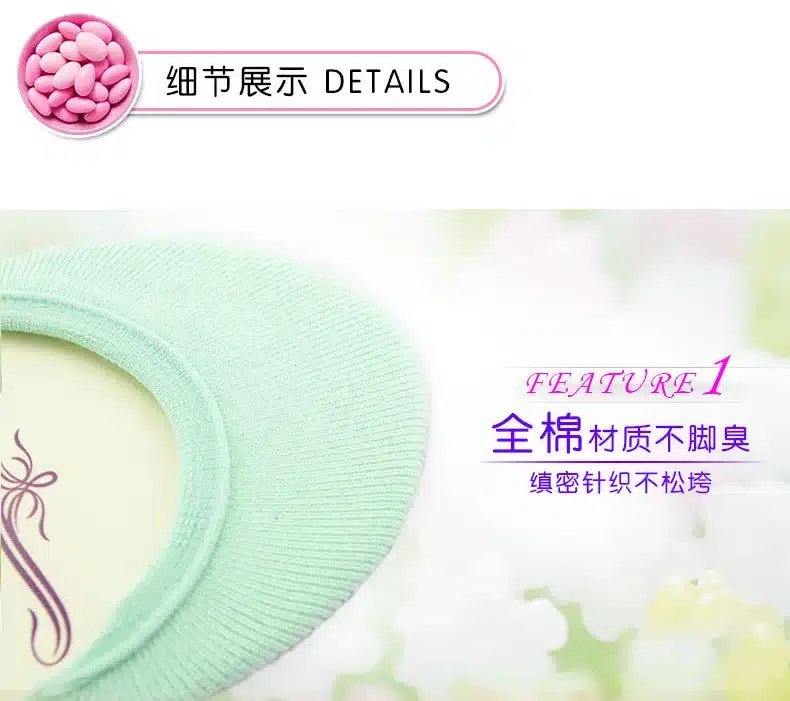 5 Pairs/ Lot Candy Color Female Summer Cotton Socks Solid Boat Socks Invisible Womens Slipper Socks High Quality Anklet Socks 15
