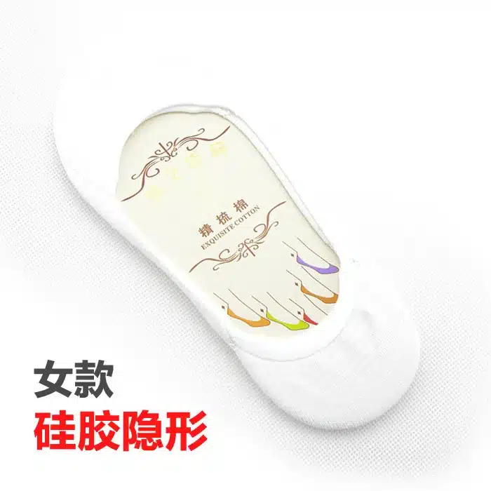 5 Pairs/ Lot Candy Color Female Summer Cotton Socks Solid Boat Socks Invisible Womens Slipper Socks High Quality Anklet Socks 28