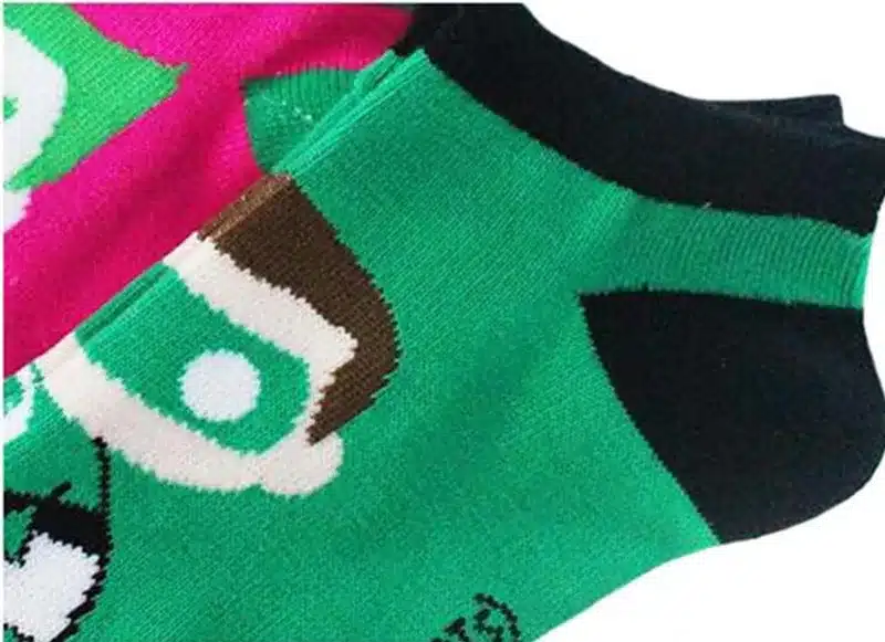 MYORED 10pcs=5pair=1lot cartoon Superman Batman superheroes invisible socks summer cotton male short unisex ankle sock slippers 5
