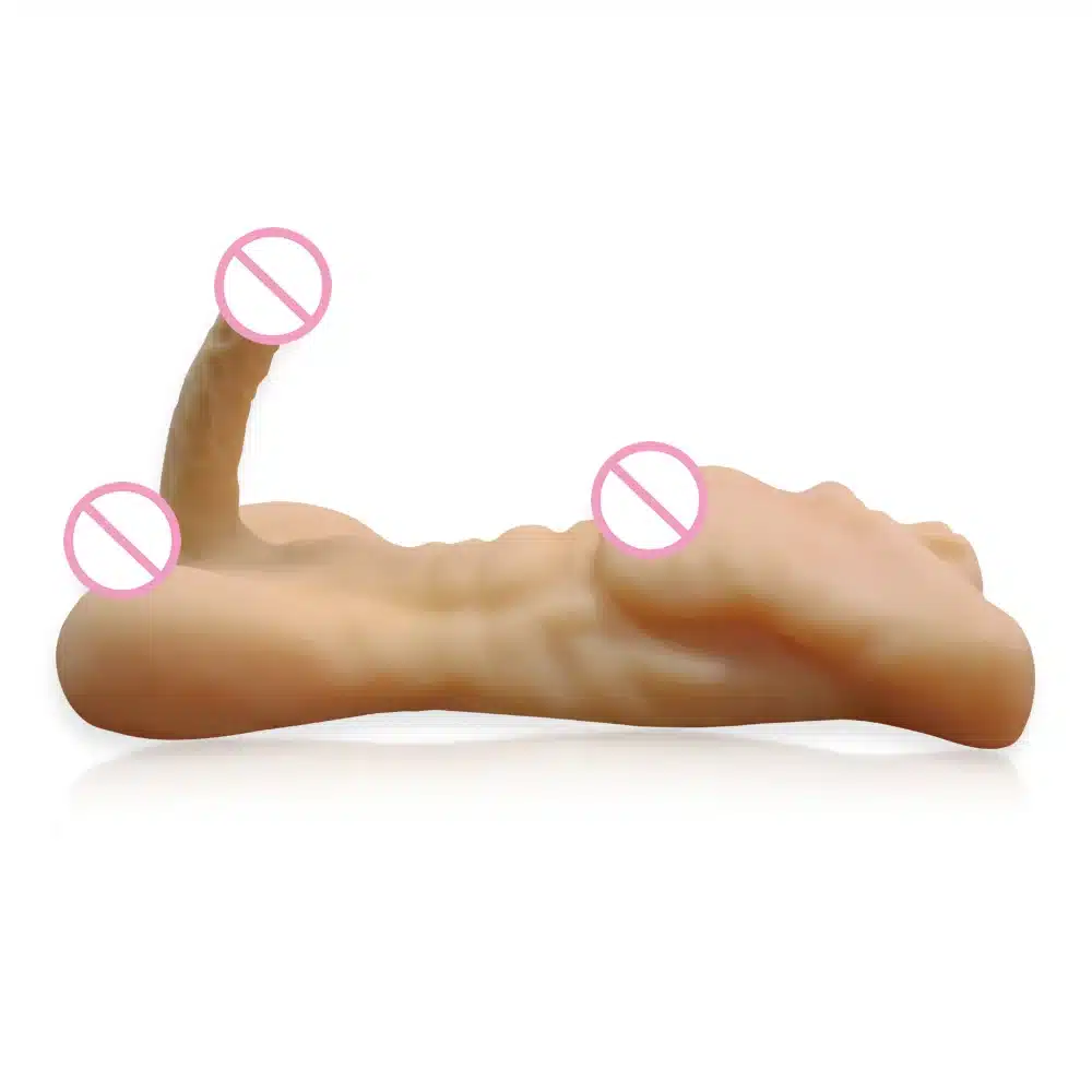 Real silicone rubber realistic best japanese life size male sex dolls for women gay male doll masturbation machine with Dildo 13