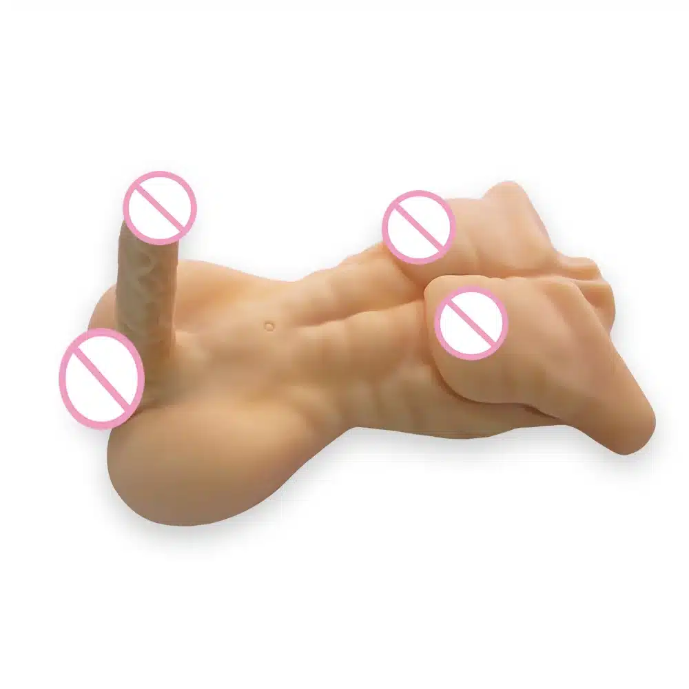 Real silicone rubber realistic best japanese life size male sex dolls for women gay male doll masturbation machine with Dildo 14