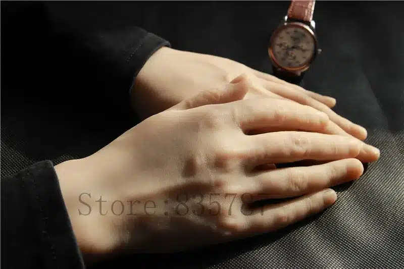 Solid Silicone Male Hands,Sex Doll Real Skin,Realistic Mannequin Hands,Ring Display, Man Hands Model Show 9