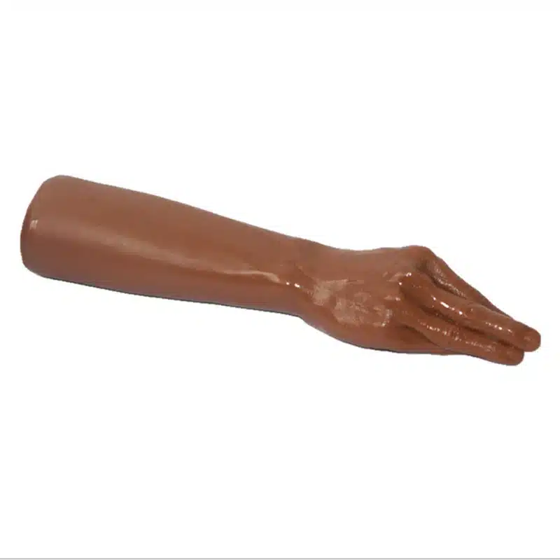 14 inch Real Extreme Realistic Hand shape Dildos Soft Ribbed Male Artificial Penis for Women, Sex Dick for Adult 11