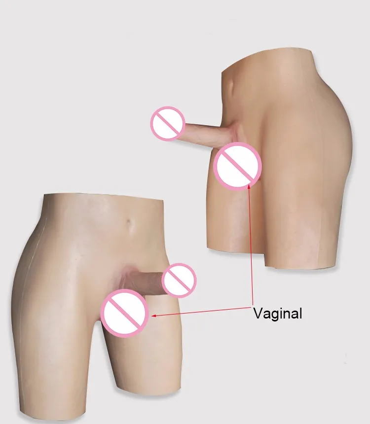 futanari panties, Cross dressing pant, Top quality silicone vagina crossdresser, artificial vagina real pussy anus 9