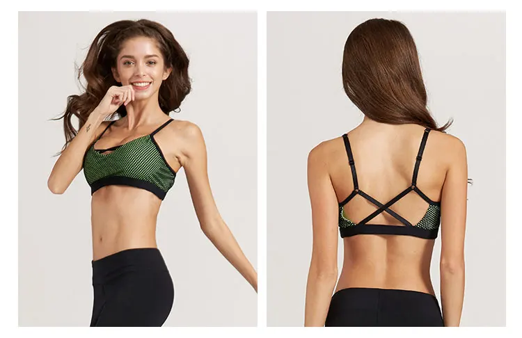 SYPREM 2017 Spring Fitness Sports Bra Sexy Stretch Gym Crop sport Top Fitness Tank Top Yoga Bra New Style Double Cloth,1FT9334 20