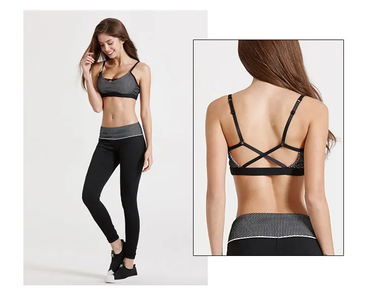 SYPREM 2017 Spring Fitness Sports Bra Sexy Stretch Gym Crop sport Top Fitness Tank Top Yoga Bra New Style Double Cloth,1FT9334 23