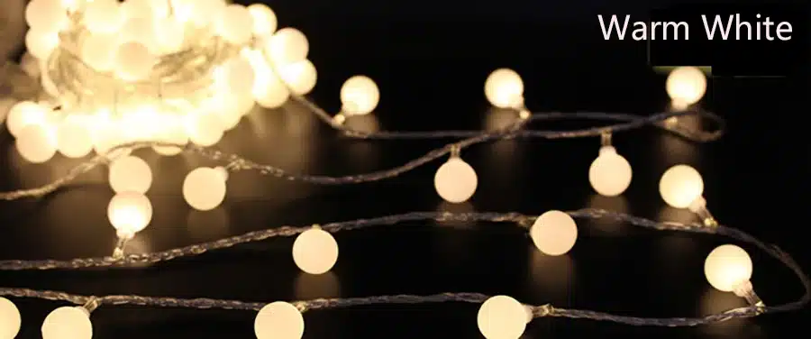 Coversage 8M 40 Led Christmas Tree Garland String Xmas Decoration Outdoor Ball Curtain Navidad Curtain Fairy Holiday Lights 15