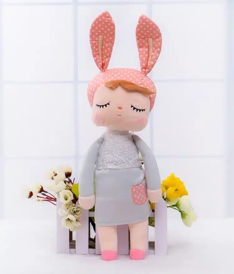 13 Inch Brinquedos Plush Cute Stuffed Bonecas Baby Kids Toys for Girls Birthday Christmas Gift Angela Rabbit Girl Metoo Doll 11