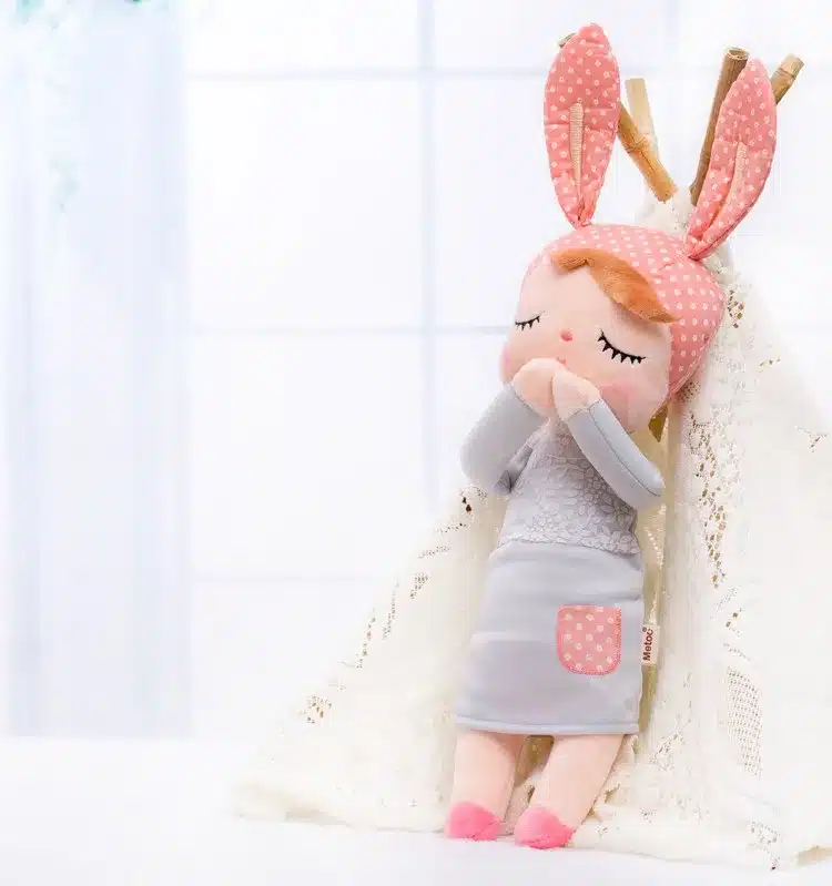 13 Inch Brinquedos Plush Cute Stuffed Bonecas Baby Kids Toys for Girls Birthday Christmas Gift Angela Rabbit Girl Metoo Doll 12