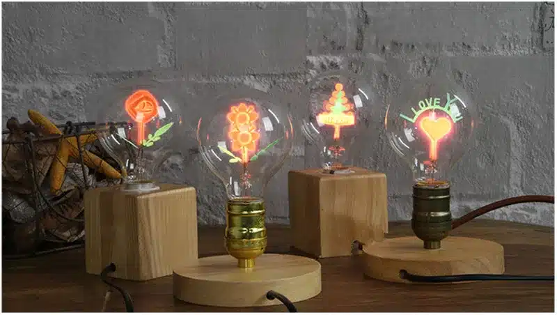 Lampadine Incandescent Bulb G80 E27 Vintage Edison Lamp 220v Novelty Lights Bulb 3w Christmas Lights Ampoules for Home Decor 3